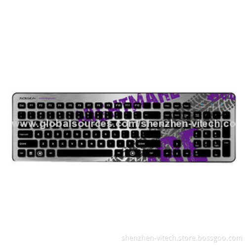 VT-S3610 127-keys submerged depth to 30cm USB washable keyboard